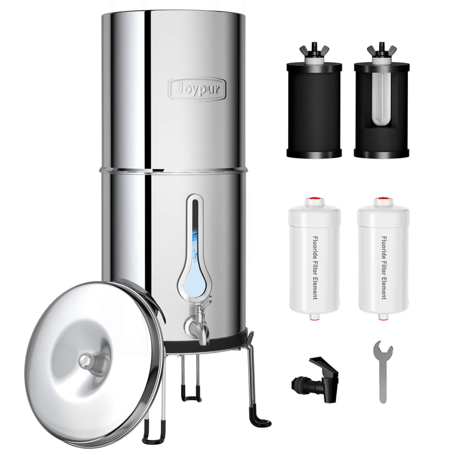 Joypur Visdow Classic Gravity Water Filter System with Iconic Dome Lid