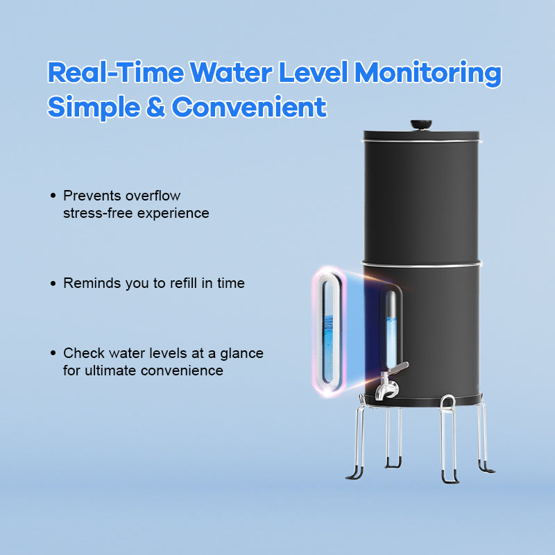 Joypur Visdow Black Gravity Water Filter System